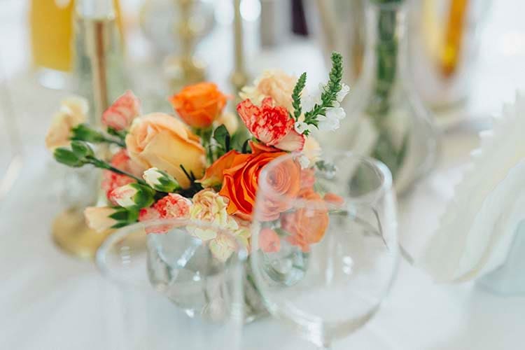 Dekoracje weselne w restauracji Grube Ryby