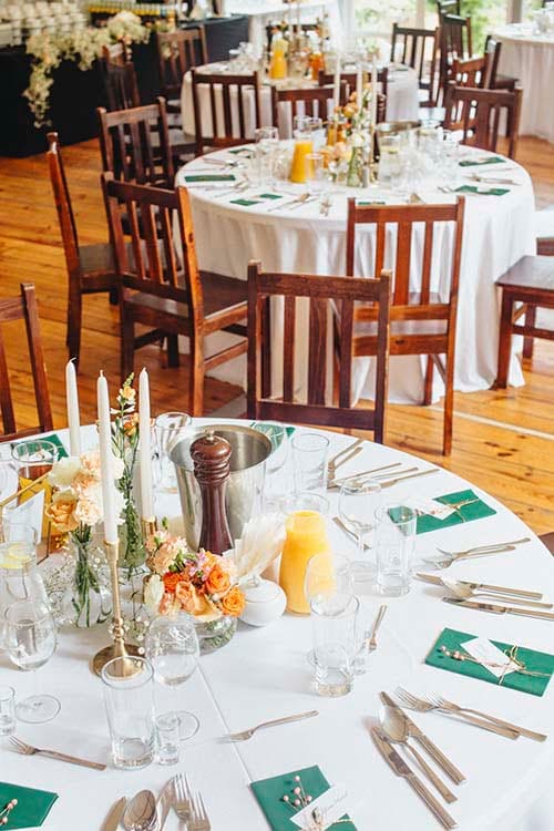 Dekoracje weselne w restauracji Grube Ryby