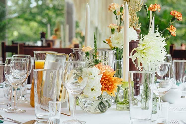 Dekoracje weselne w restauracji Grube Ryby