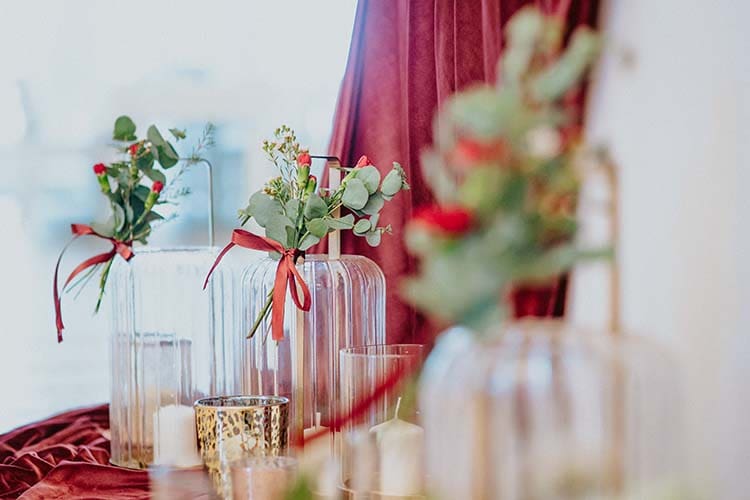 Udekorowane lampiony