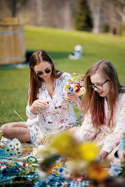 Integracja przy pleceniu wianuszków